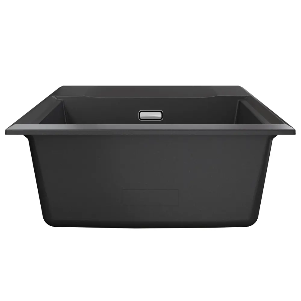 Фото 4 Мойка для кухни врезная Online comfort 7810 78x50 см глубина чаши 20 см кварцевый песок цвет черный матовый Фото 4 Мойка для кухни врезная Online comfort 7810 78x50 см глубина чаши 20 см кварцевый песок цвет черный матовый