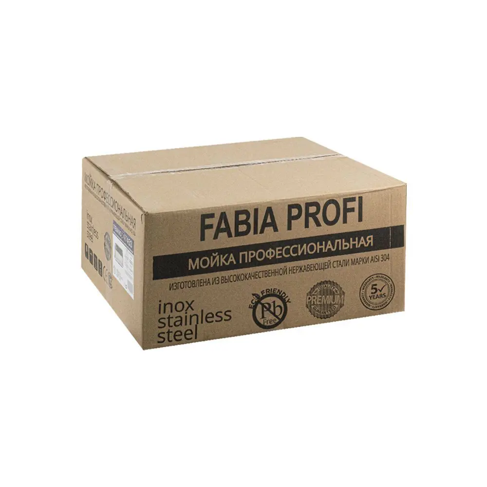 Фото Мойка для кухни врезная с коландером Fabia profi Са-60503D 50x60 см глубина чаши 22 см нержавеющая сталь цвет серый металлик Фото Мойка для кухни врезная с коландером Fabia profi Са-60503D 50x60 см глубина чаши 22 см нержавеющая сталь цвет серый металлик