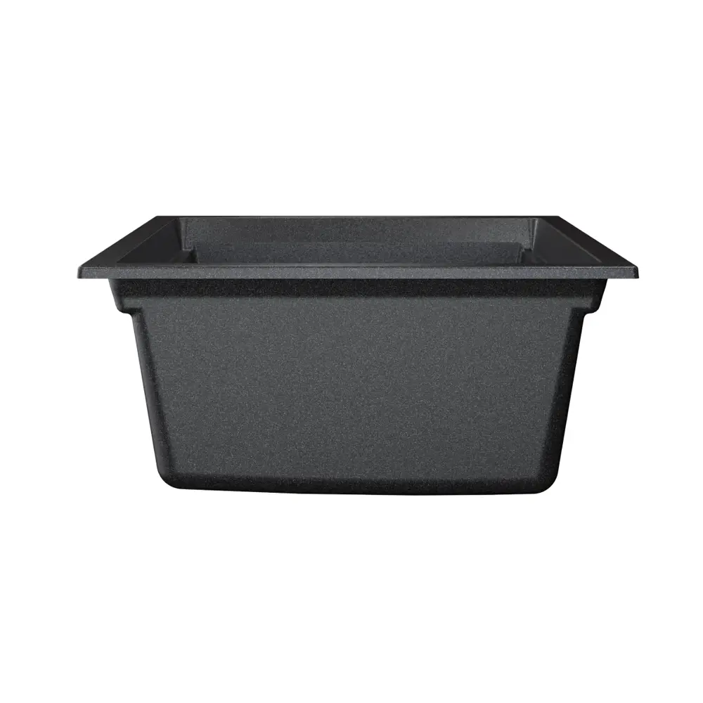 Фото 5 Мойка для кухни Online Comfort врезная/подстольная 5553 55.50x45 см глубина чаши 20 см кварцевый песок цвет черный Фото 5 Мойка для кухни Online Comfort врезная/подстольная 5553 55.50x45 см глубина чаши 20 см кварцевый песок цвет черный