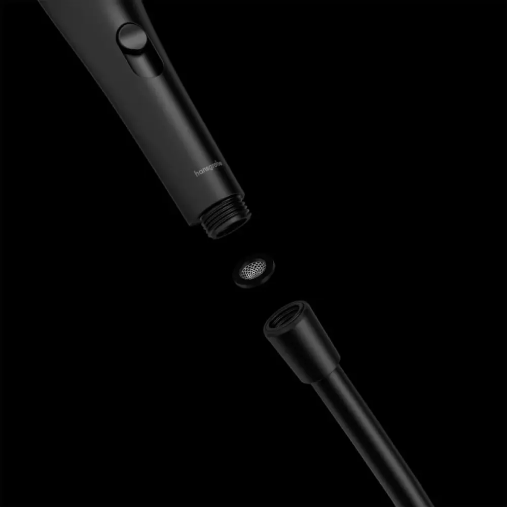 Фото 5 Лейка для душа Hansgrohe 26807670 3 режимная цвет черный Фото 5 Лейка для душа Hansgrohe 26807670 3 режимная цвет черный