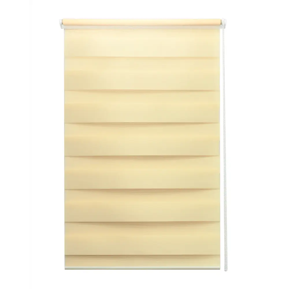 Фото 2 Рулонная штора день/ночь Лентабел Сандра 78x160 см цвет персиковый