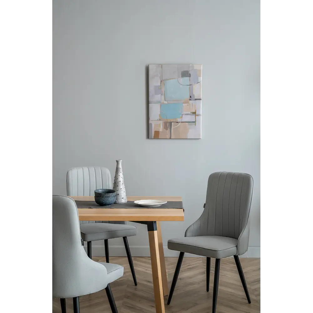 Фото 10 Стул Ridberg Лондон 48x90x46 см текстиль цвет голубой