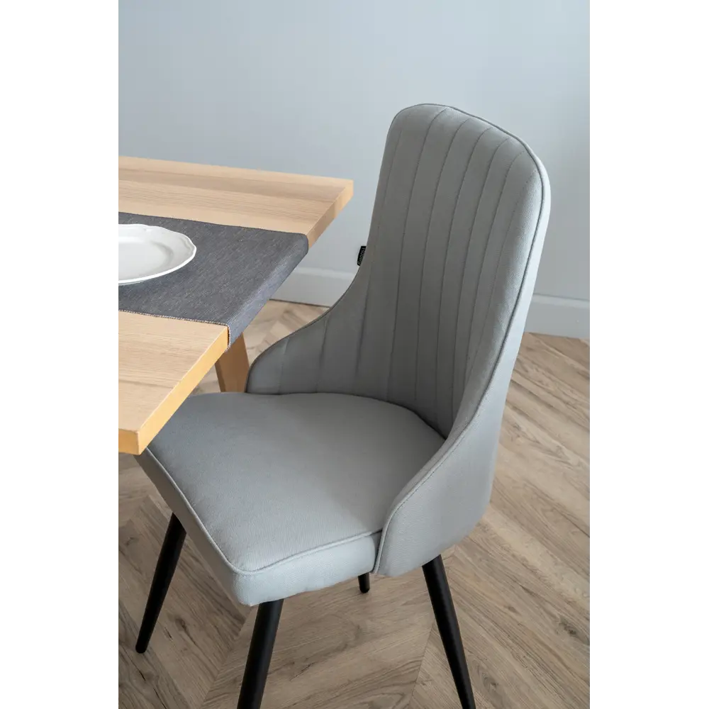 Фото 7 Стул Ridberg Лондон 48x90x46 см текстиль цвет голубой