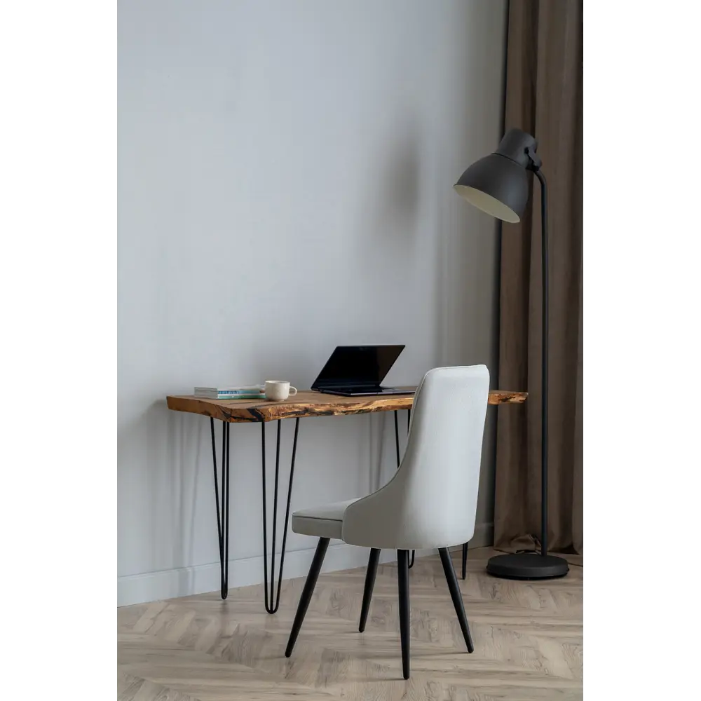 Фото 8 Стул Ridberg Лондон 48x90x46 см текстиль цвет голубой