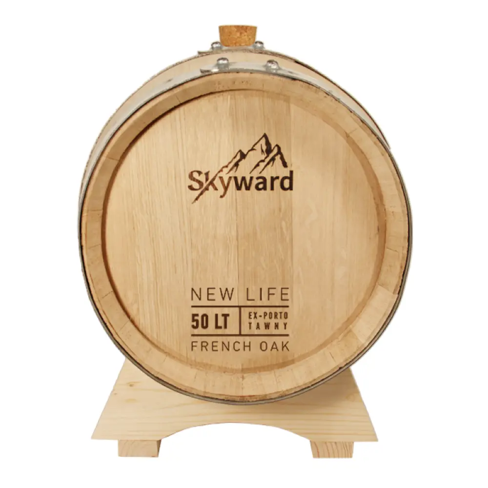 Фото 2 Бочка Skyward Pf50p 50 л дуб жёлтый/золотой Фото 2 Бочка Skyward Pf50p 50 л дуб жёлтый/золотой