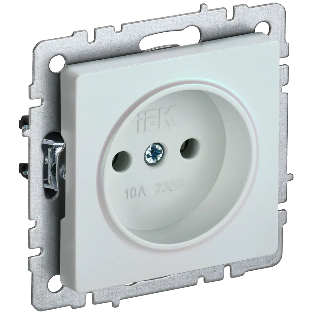 Фото Розетка встраиваемая Iek Brite BR-R10-10-K36 цвет жемчужный Фото Розетка встраиваемая Iek Brite BR-R10-10-K36 цвет жемчужный