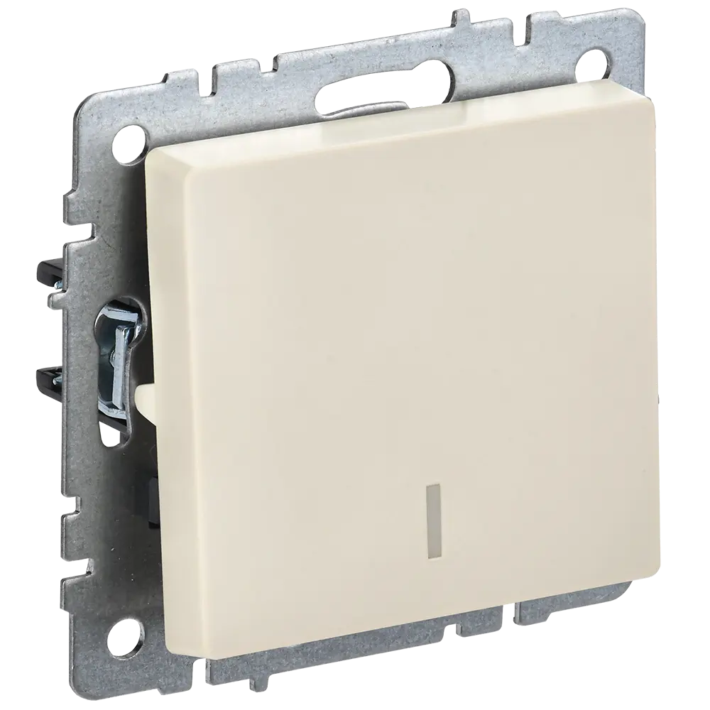 Фото Выключатель встраиваемый Iek Brite BR-V10-1-10-K10 1 клавиша с подсветкой цвет бежевый Фото Выключатель встраиваемый Iek Brite BR-V10-1-10-K10 1 клавиша с подсветкой цвет бежевый