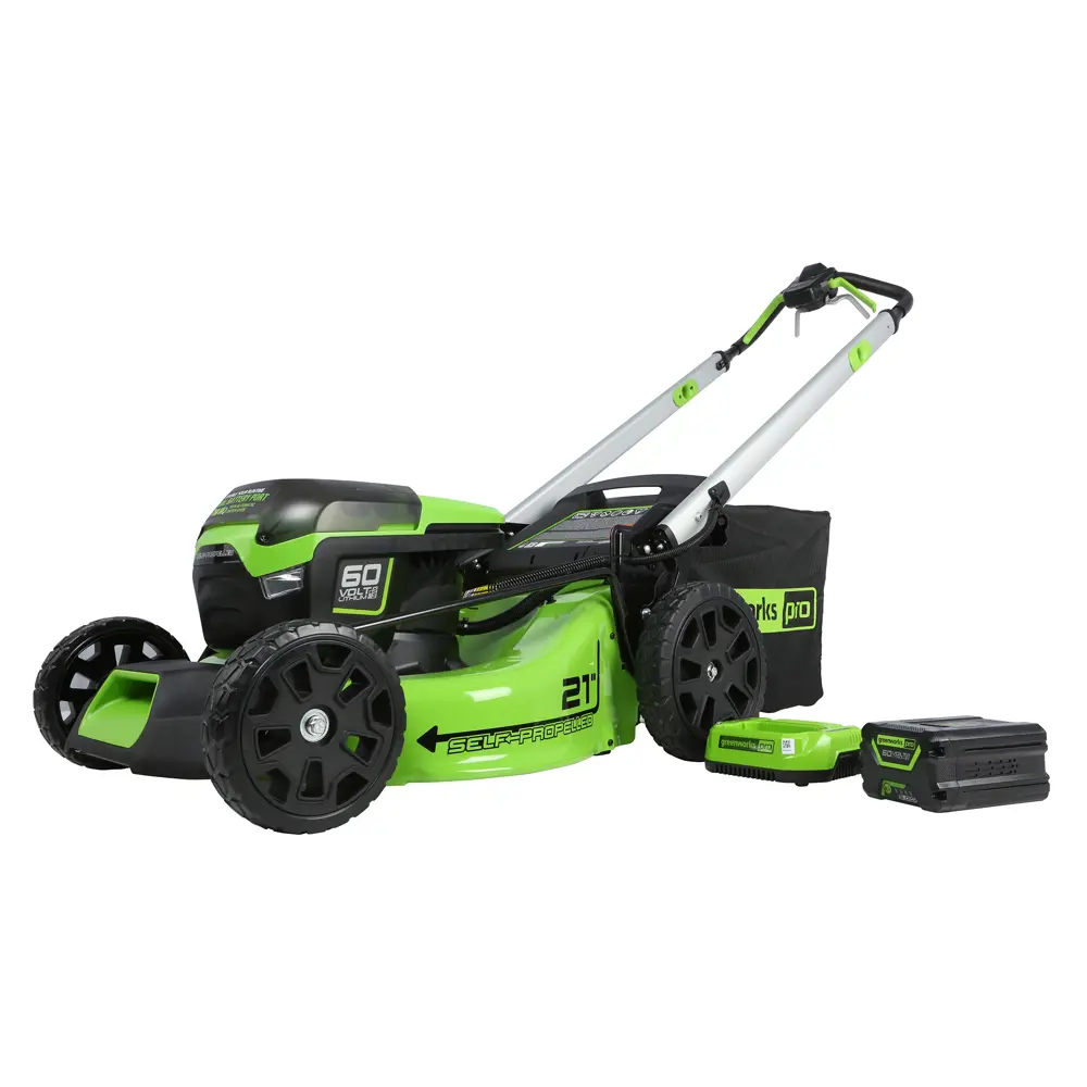Фото 4 Газонокосилка аккумуляторная бесщеточная самоходная GreenWorks 2514307UB 60 В 60 см 1x4 Ач АКБ и ЗУ входит в комплект Фото 4 Газонокосилка аккумуляторная бесщеточная самоходная GreenWorks 2514307UB 60 В 60 см 1x4 Ач АКБ и ЗУ входит в комплект