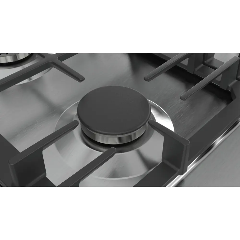 Фото 4 Газовая варочная панель Bosch HSG6S6F3V0 58.2 см 3 конфорки цвет серебристый Фото 4 Газовая варочная панель Bosch HSG6S6F3V0 58.2 см 3 конфорки цвет серебристый