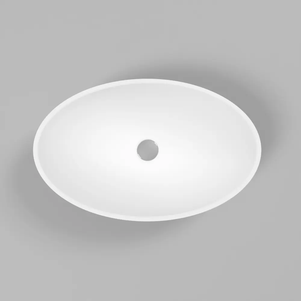 Фото 4 Раковина накладная Whitecross aquamarine 0715.056035.200 56см цвет белый матовый Фото 4 Раковина накладная Whitecross aquamarine 0715.056035.200 56см цвет белый матовый