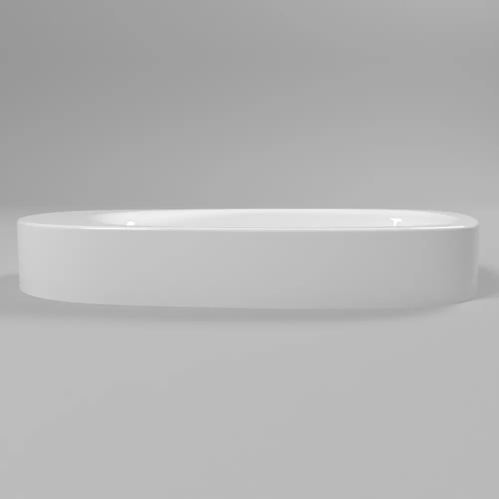 Фото 5 Раковина накладная Whitecross moonstone f 0732.070035.100 70см цвет белый глянец