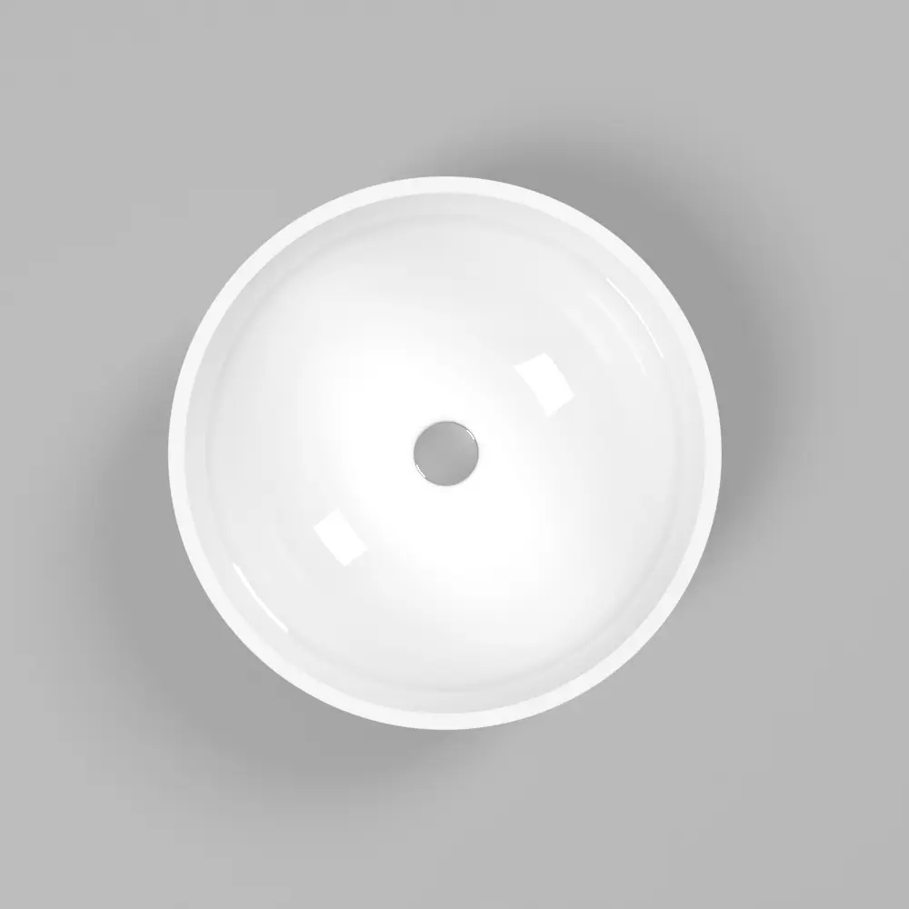 Фото 6 Раковина накладная Whitecross cornelian 0714.043043.100 43см цвет белый глянец Фото 6 Раковина накладная Whitecross cornelian 0714.043043.100 43см цвет белый глянец