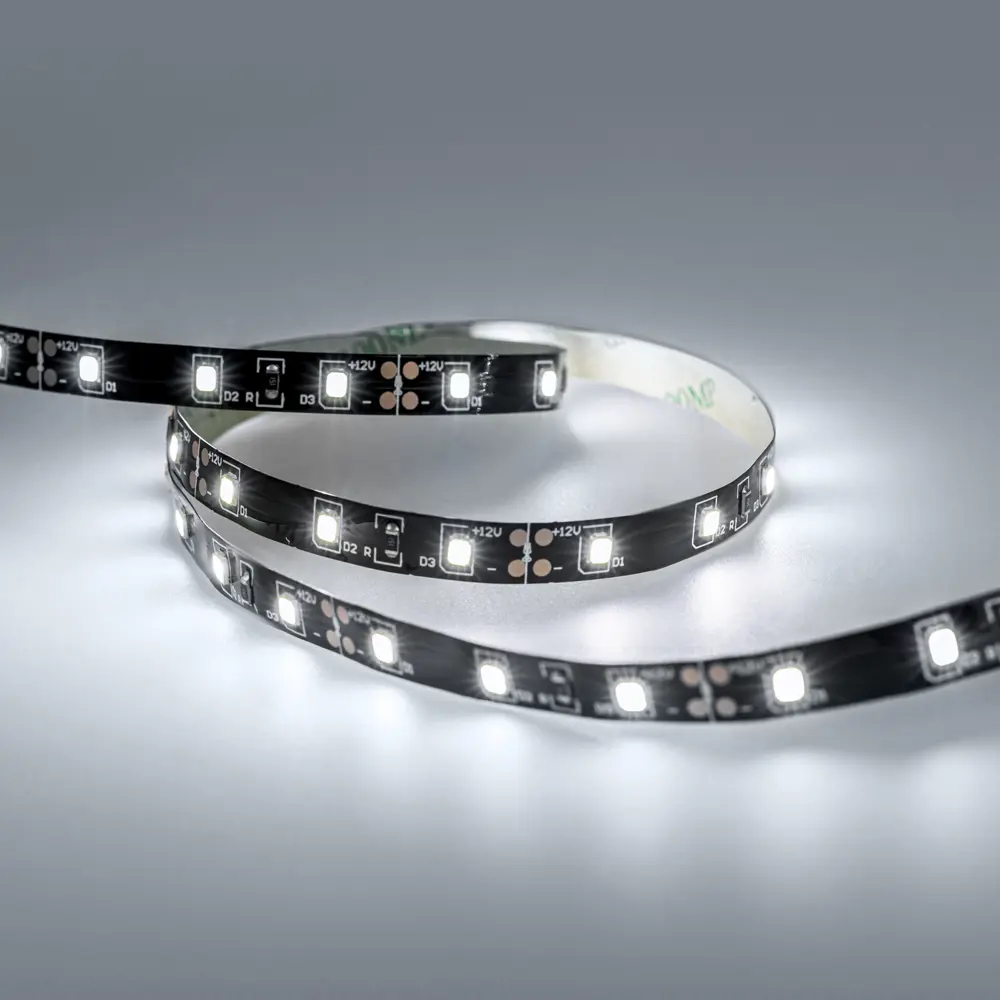 Фото 3 Светодиодная лента Eleganz Lux 2835 60 LED (4.8W/M) 12V холодная 6000К ЧЕРНАЯ ОСНОВА, 5м Фото 3 Светодиодная лента Eleganz Lux 2835 60 LED (4.8W/M) 12V холодная 6000К ЧЕРНАЯ ОСНОВА, 5м