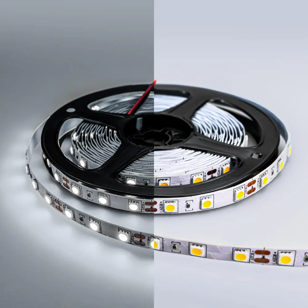 Фото 2 Светодиодная лента Eleganz Standard 5050 60 LED (14.4W/M) 12V холодная 6000К, 5м