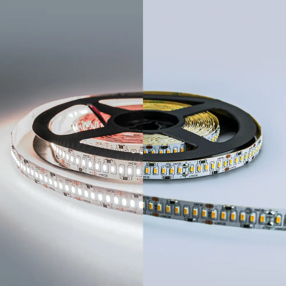 Фото 2 LUX 24V Светодиодная лента 3014 240 LED 24W/M Холодная 6000К, 5м Фото 2 LUX 24V Светодиодная лента 3014 240 LED 24W/M Холодная 6000К, 5м