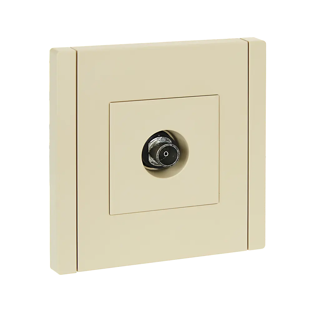 Фото ТВ-розетка оконечная встраиваемая Iek Forte&Piano FP-A10-O-K10 цвет ваниль Фото ТВ-розетка оконечная встраиваемая Iek Forte&Piano FP-A10-O-K10 цвет ваниль