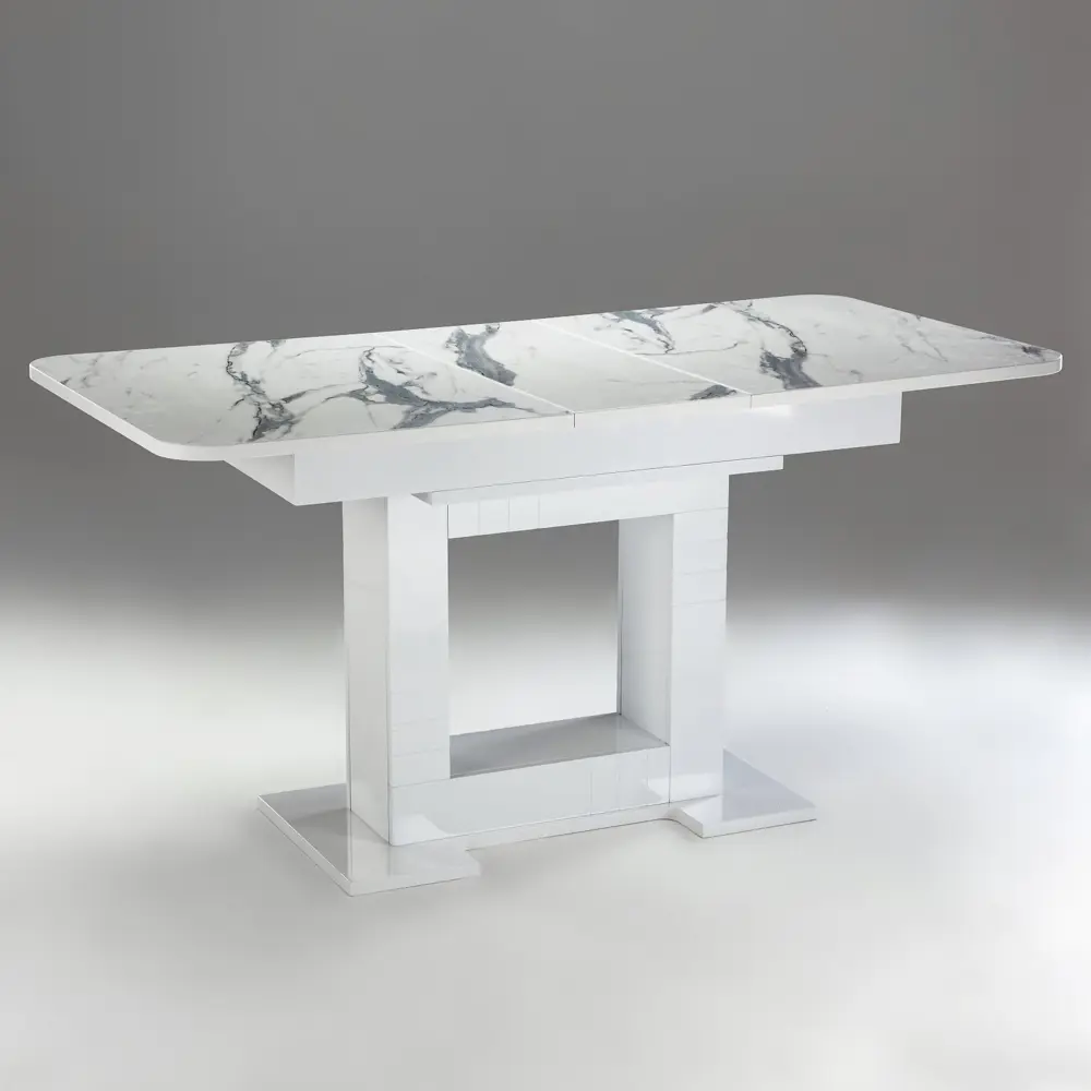 Фото 2 Кухонный стол прямоугольный Сима-Ленд Триумф 124x124 см ЛДСП цвет белый Фото 2 Кухонный стол прямоугольный Сима-Ленд Триумф 124x124 см ЛДСП цвет белый