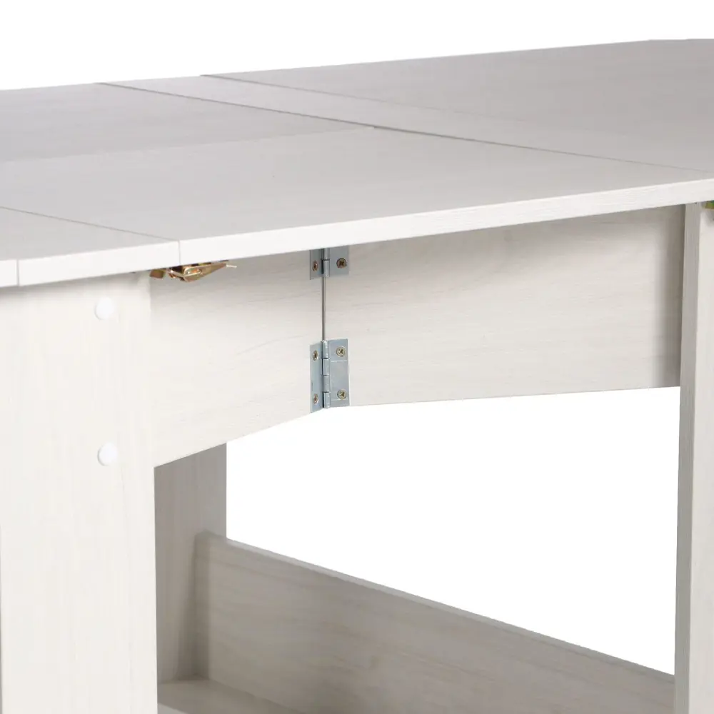 Фото 7 Кухонный стол прямоугольный Сима-Ленд Оригами 27x100 см ЛДСП цвет ясень анкор светлый Фото 7 Кухонный стол прямоугольный Сима-Ленд Оригами 27x100 см ЛДСП цвет ясень анкор светлый