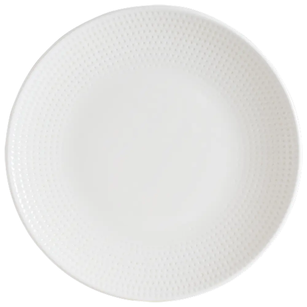 Фото Набор тарелок 2 шт 23 см White Pure Dot Bonna фарфор цвет теплый сливочный Фото Набор тарелок 2 шт 23 см White Pure Dot Bonna фарфор цвет теплый сливочный