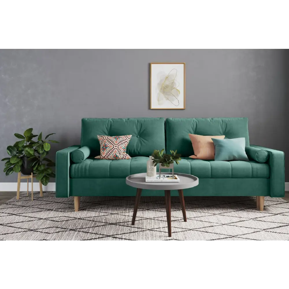 Фото 2 Диван Divan.ru Ситено 218x90x95 см ткань цвет зеленый Фото 2 Диван Divan.ru Ситено 218x90x95 см ткань цвет зеленый