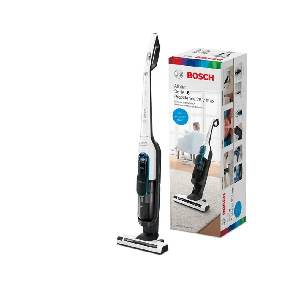 Фото 4 Пылесос вертикальный Bosch Vcas010v25 0.4 л 56 Вт цвет белый Фото 4 Пылесос вертикальный Bosch Vcas010v25 0.4 л 56 Вт цвет белый