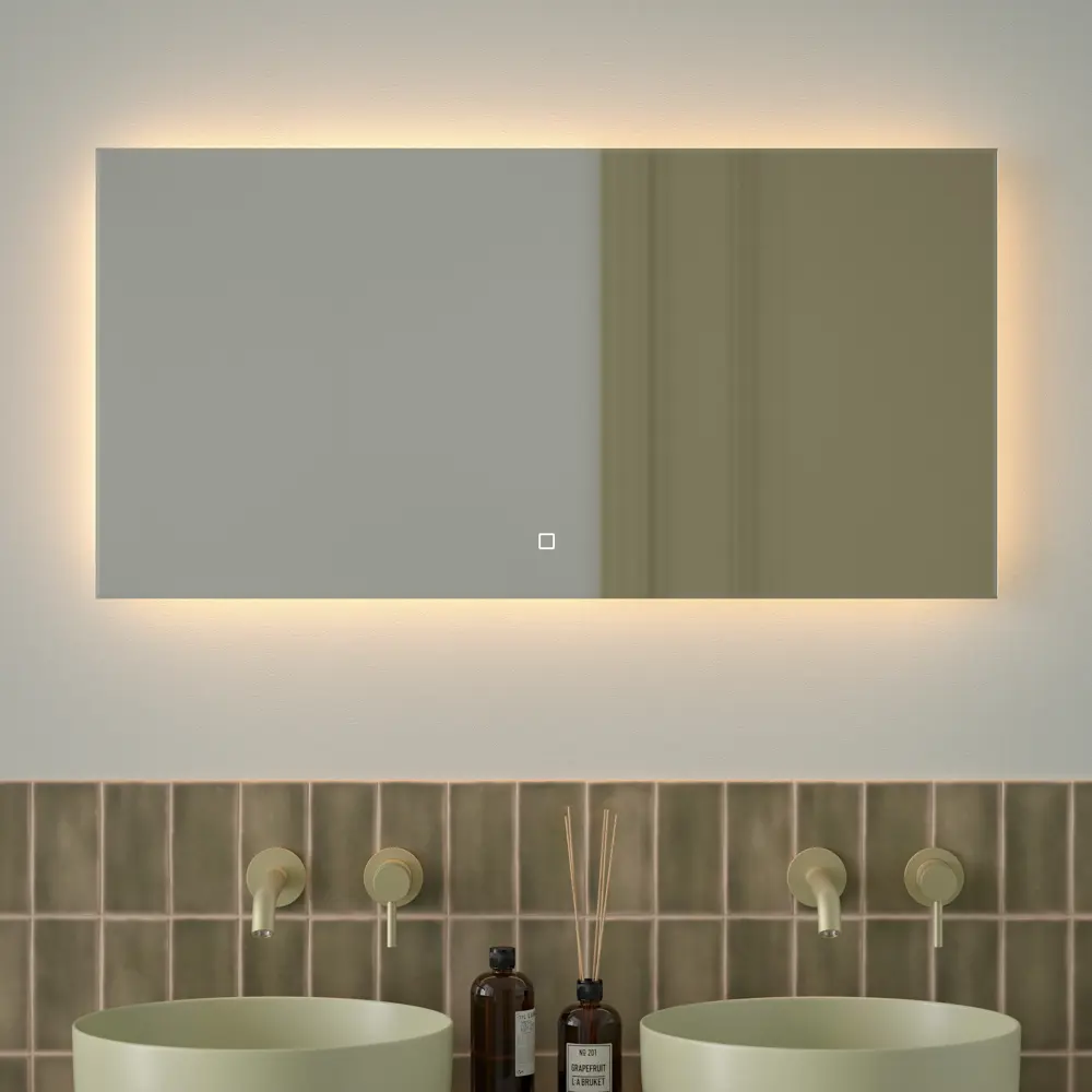 Фото Зеркало для ванной Defesto Glow DF 2515SH с подсветкой 100x50см Фото Зеркало для ванной Defesto Glow DF 2515SH с подсветкой 100x50см