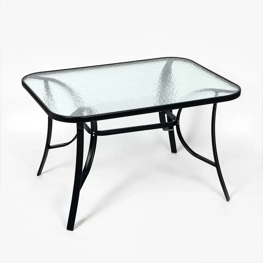 Фото 2 Набор обеденной мебели для сада 10608322 металл и пластик серый 5 предметов