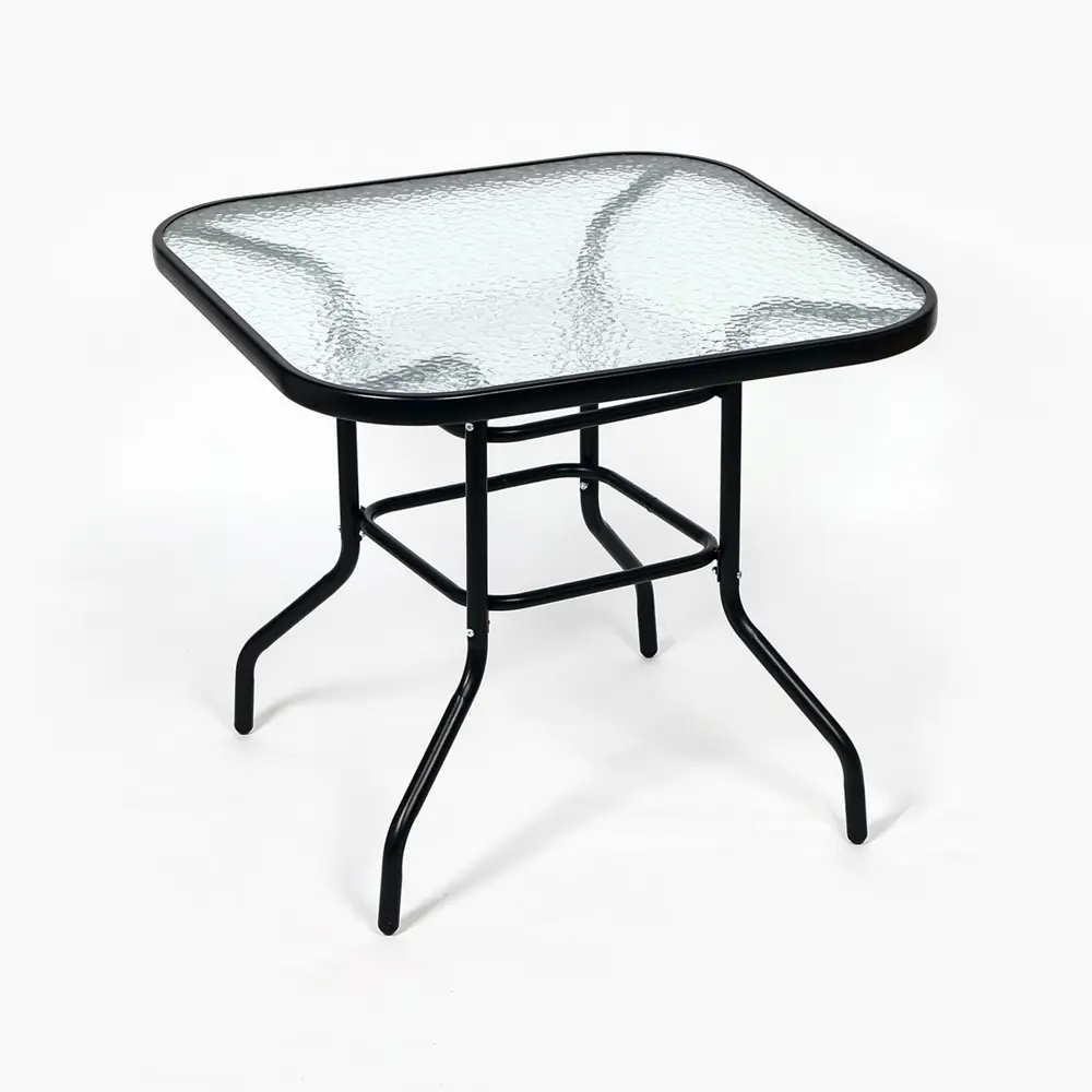 Фото 2 Набор обеденной мебели для сада 10608314 металл и пластик коричневый 3 предмета