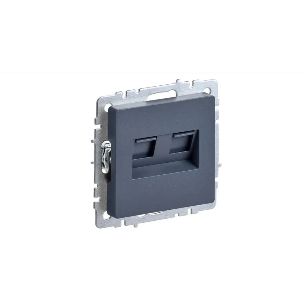 Фото Розетка компьютерная встраиваемая Iek Brite BR-K20-2-K35 RJ45 Cat 6 цвет маренго Фото Розетка компьютерная встраиваемая Iek Brite BR-K20-2-K35 RJ45 Cat 6 цвет маренго