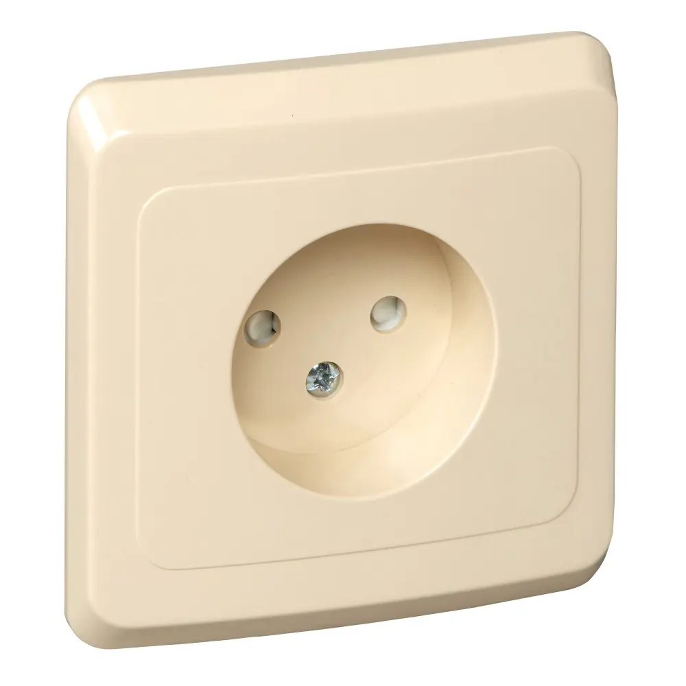 Фото Розетка встраиваемая Systeme electric Этюд PC16-002K со шторками цвет кремовый Фото Розетка встраиваемая Systeme electric Этюд PC16-002K со шторками цвет кремовый