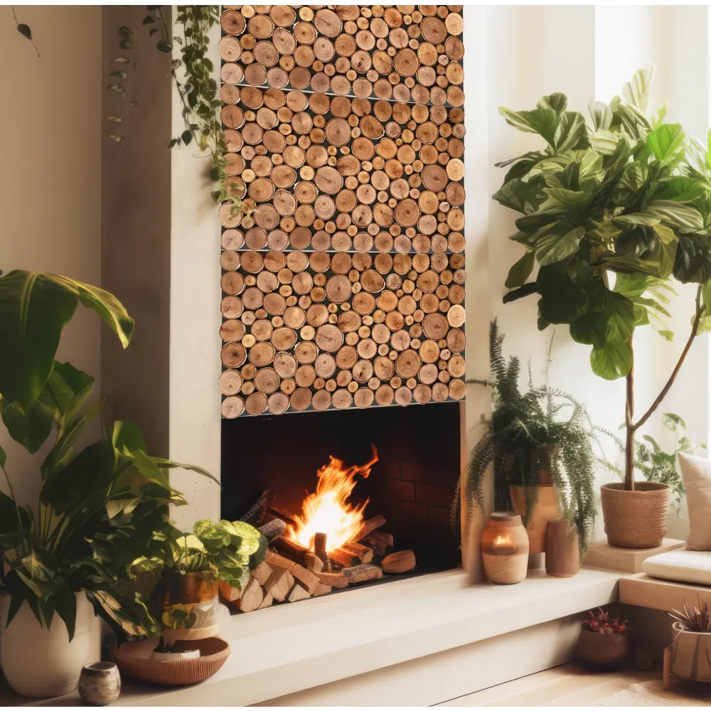 Фото 2 Картина из спилов березы Симфония ЭП-02-01 60x36 см