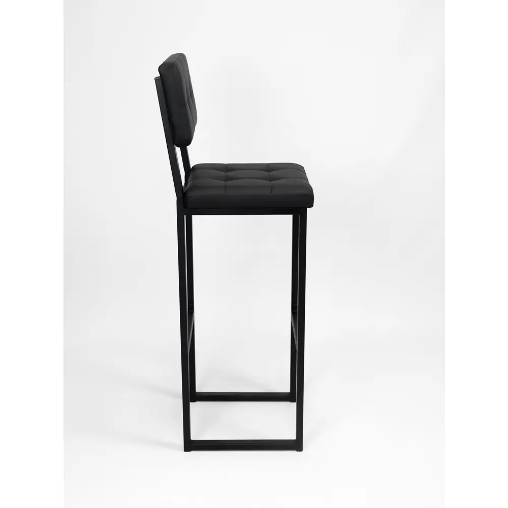 Фото 4 Барный стул Mt кухонный со спинкой 37x114x35 см цвет черный Фото 4 Барный стул Mt кухонный со спинкой 37x114x35 см цвет черный