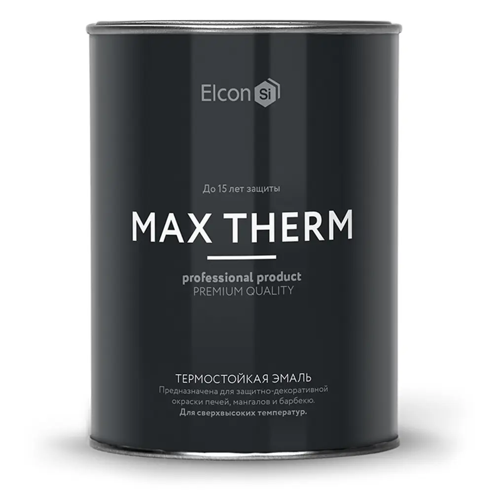 Фото Эмаль Elcon термостойкая MAX Therm бежевая до 400ºС 0.8 кг Фото Эмаль Elcon термостойкая MAX Therm бежевая до 400ºС 0.8 кг
