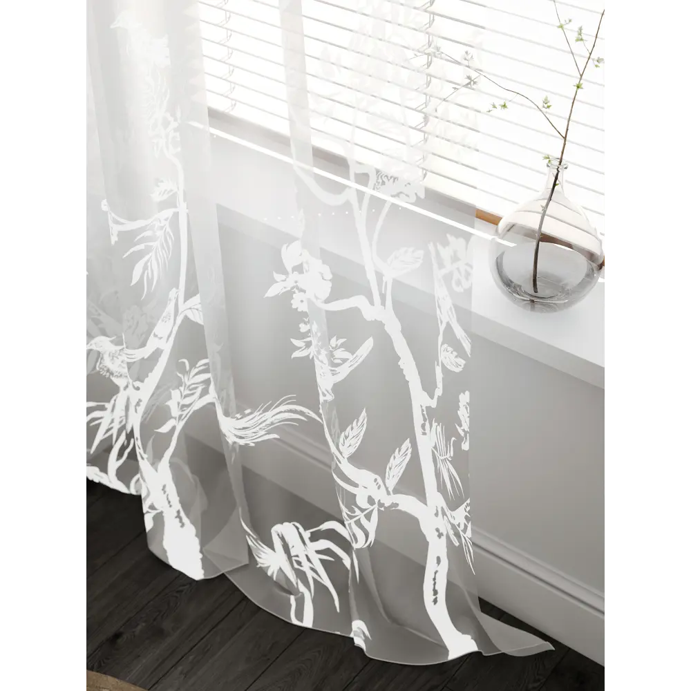 Фото 4 Тюль на ленте At Home Лорелис-10 вуаль 300x280 см цвет белый AA133010-280 Фото 4 Тюль на ленте At Home Лорелис-10 вуаль 300x280 см цвет белый AA133010-280