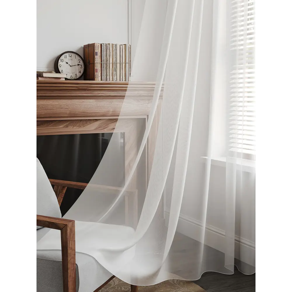 Фото 3 Тюль на ленте At Home Лорелис-04 вуаль 300x290 см цвет белый AA133004-290