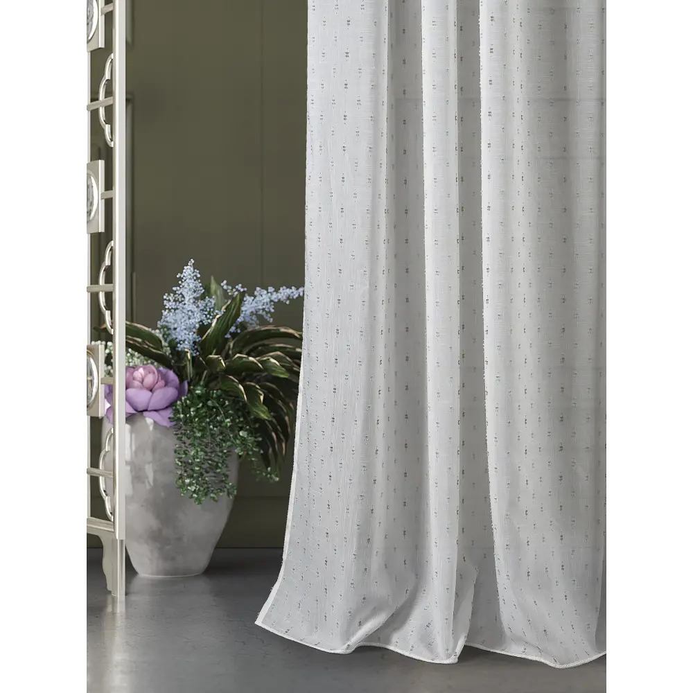 Фото 6 Тюль на ленте At Home Томниц-165 вуаль 300x260 см цвет серый/бирюзовый/зеленый AA126165-260