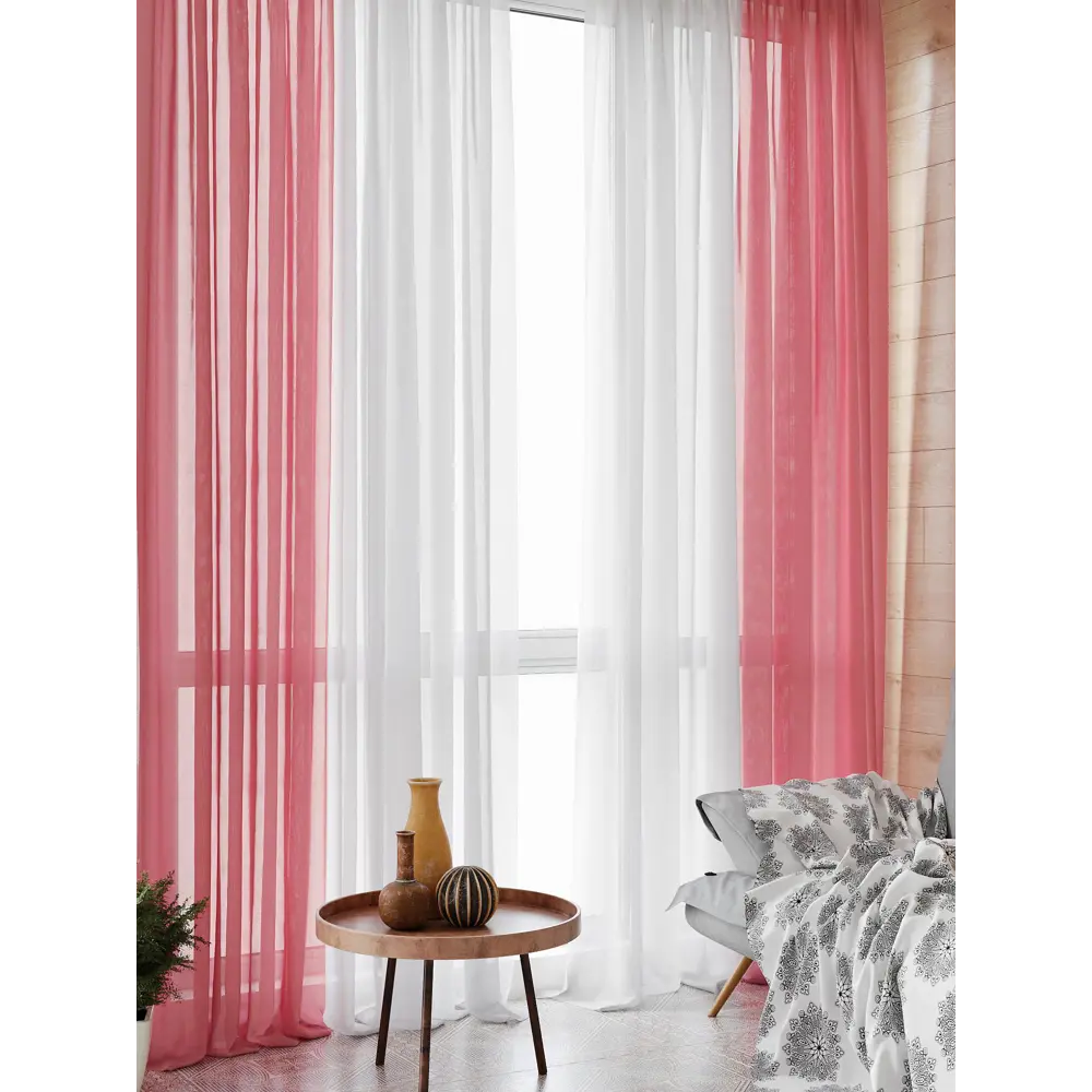 Фото 2 Тюль на ленте At Home Тонгри вуаль 300x260 см цвет красный AA208003-260 Фото 2 Тюль на ленте At Home Тонгри вуаль 300x260 см цвет красный AA208003-260