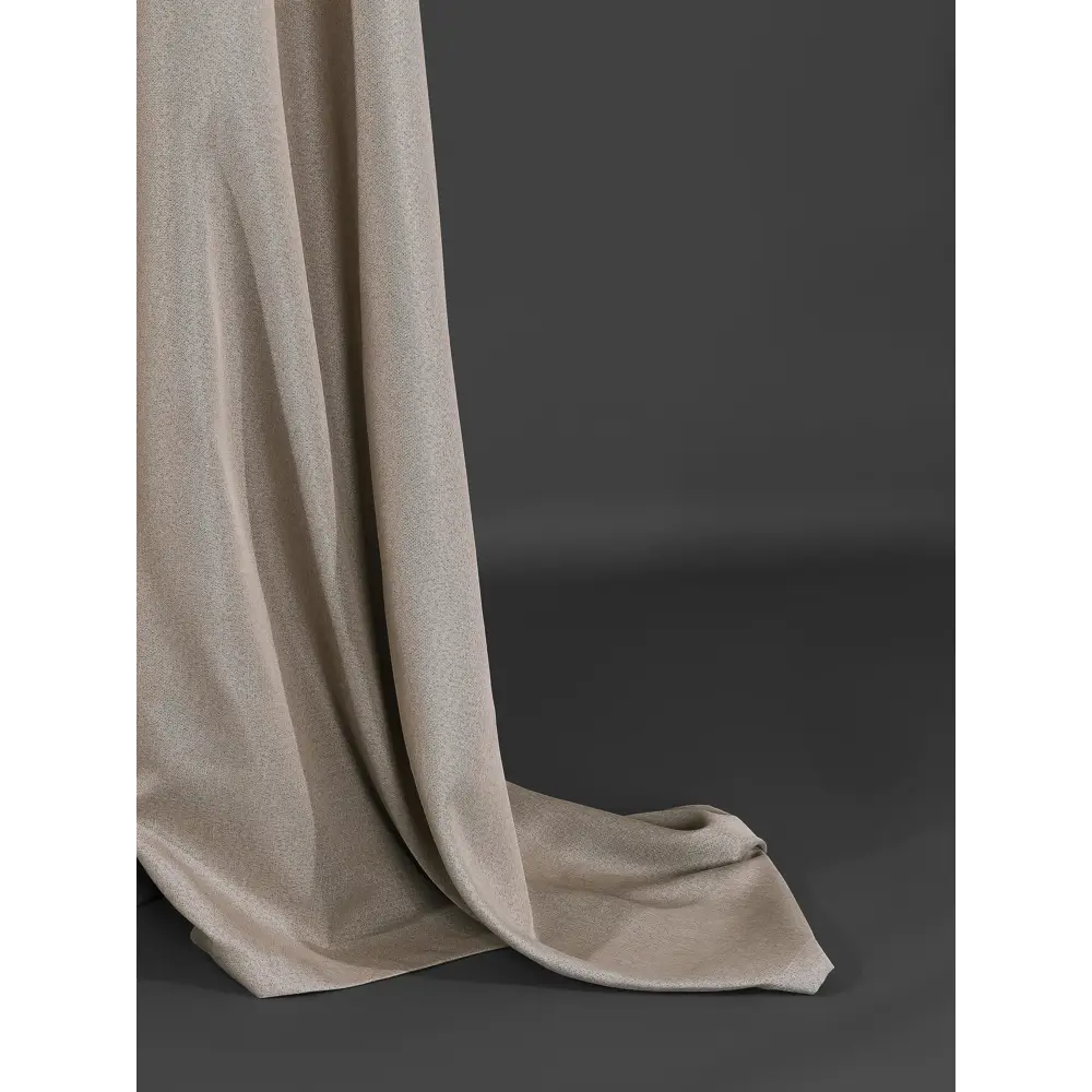 Фото 8 Штора на ленте At Home Элуи блэкаут 270x340 см цвет бежевый AA103007