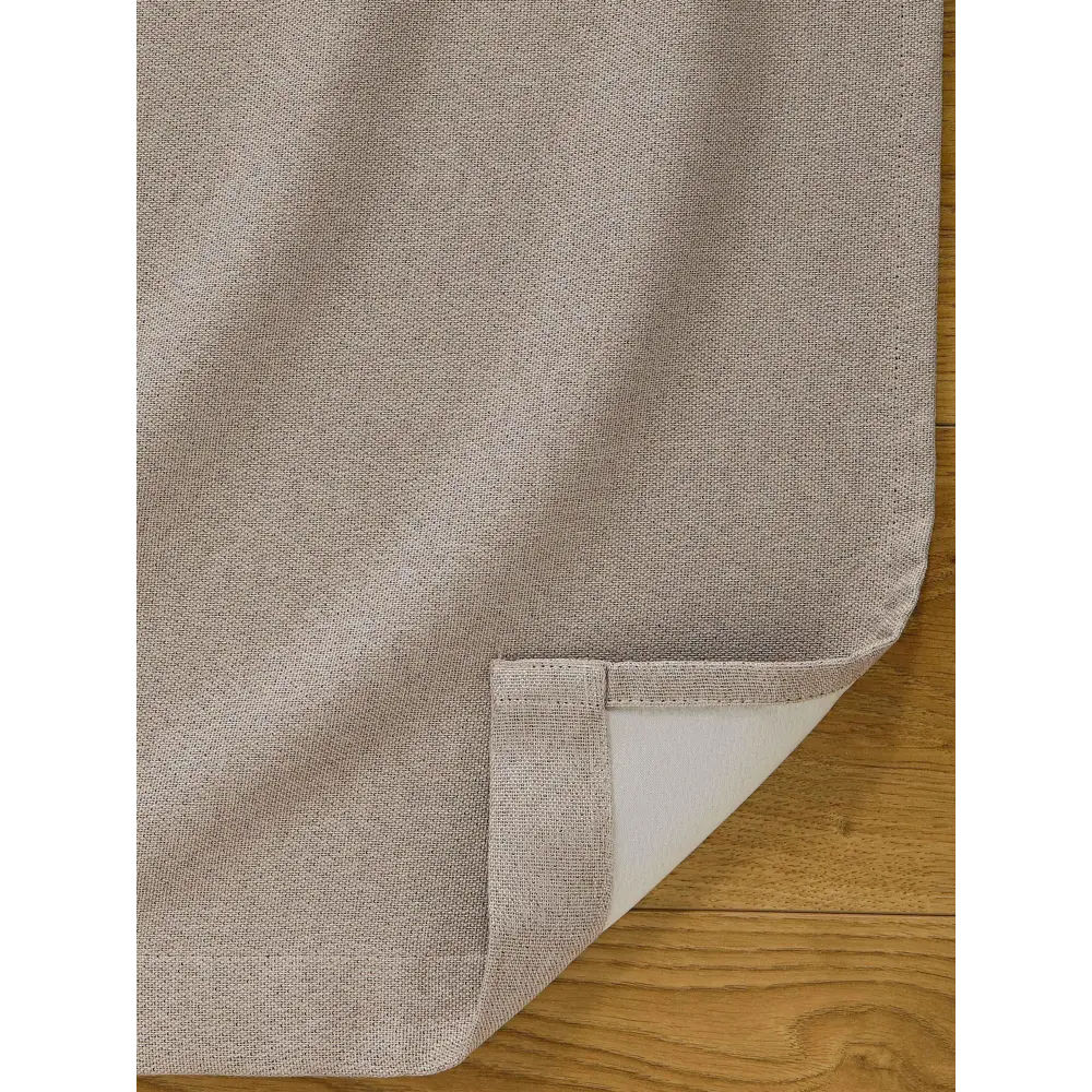 Фото 4 Штора на ленте At Home Элуи блэкаут 270x340 см цвет бежевый AA103007