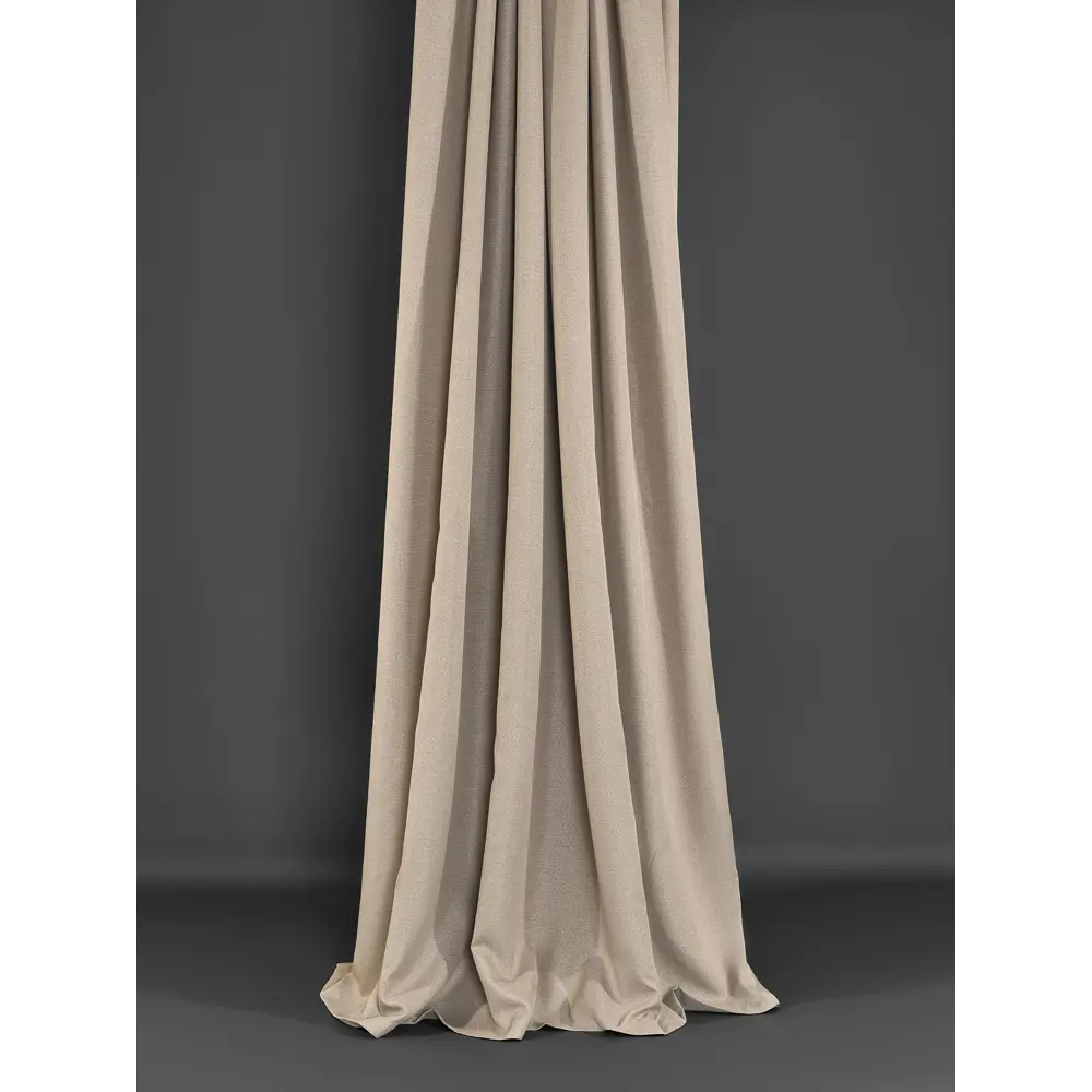 Фото 3 Штора на ленте At Home Элуи блэкаут 270x340 см цвет бежевый AA103007
