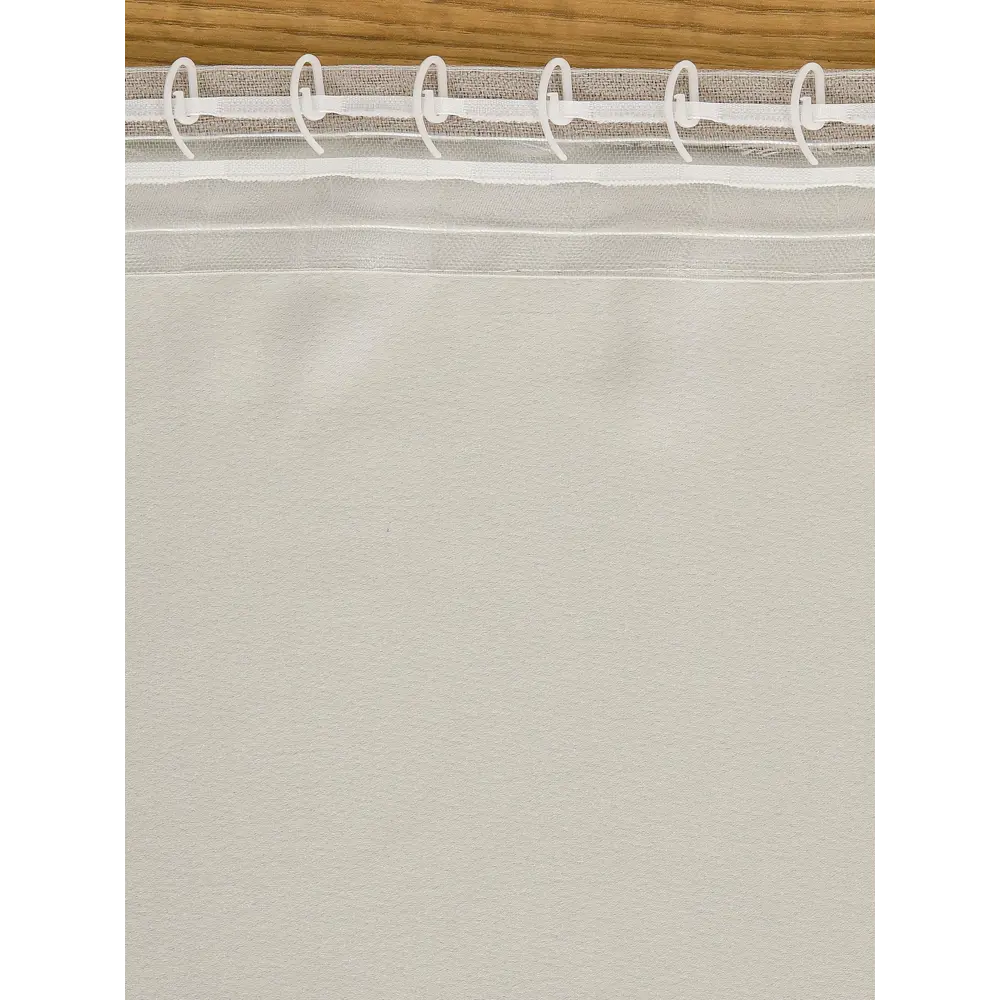 Фото 9 Штора на ленте At Home Элуи блэкаут 270x340 см цвет бежевый AA103007