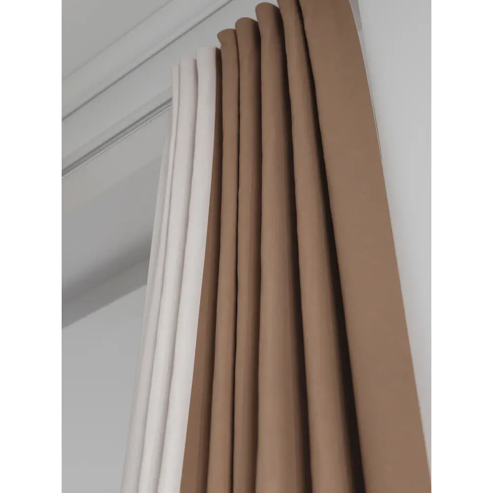 Фото 5 Комплект штор на ленте At Home Нобиус сатин 145x290 см цвет коричневый AA213590-290 Фото 5 Комплект штор на ленте At Home Нобиус сатин 145x290 см цвет коричневый AA213590-290