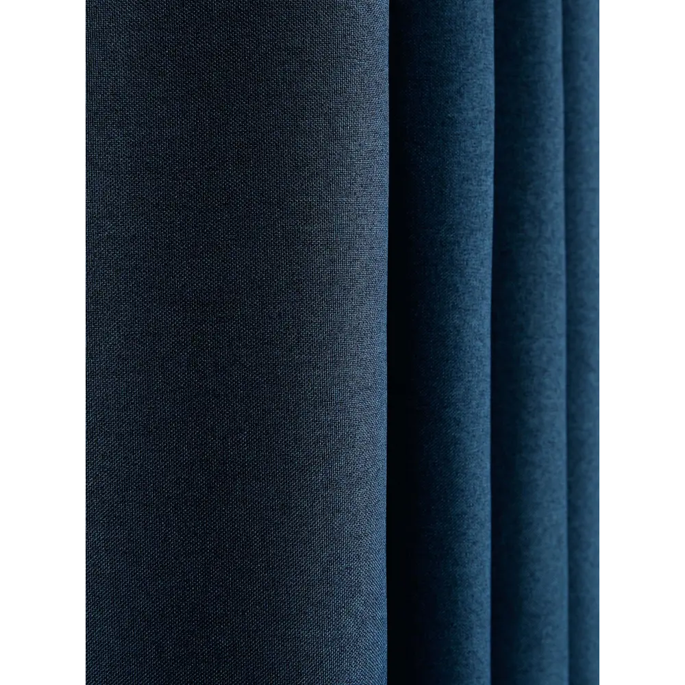 Фото 3 Штора на ленте At Home Элуи блэкаут 270x250 см цвет голубой AA103004