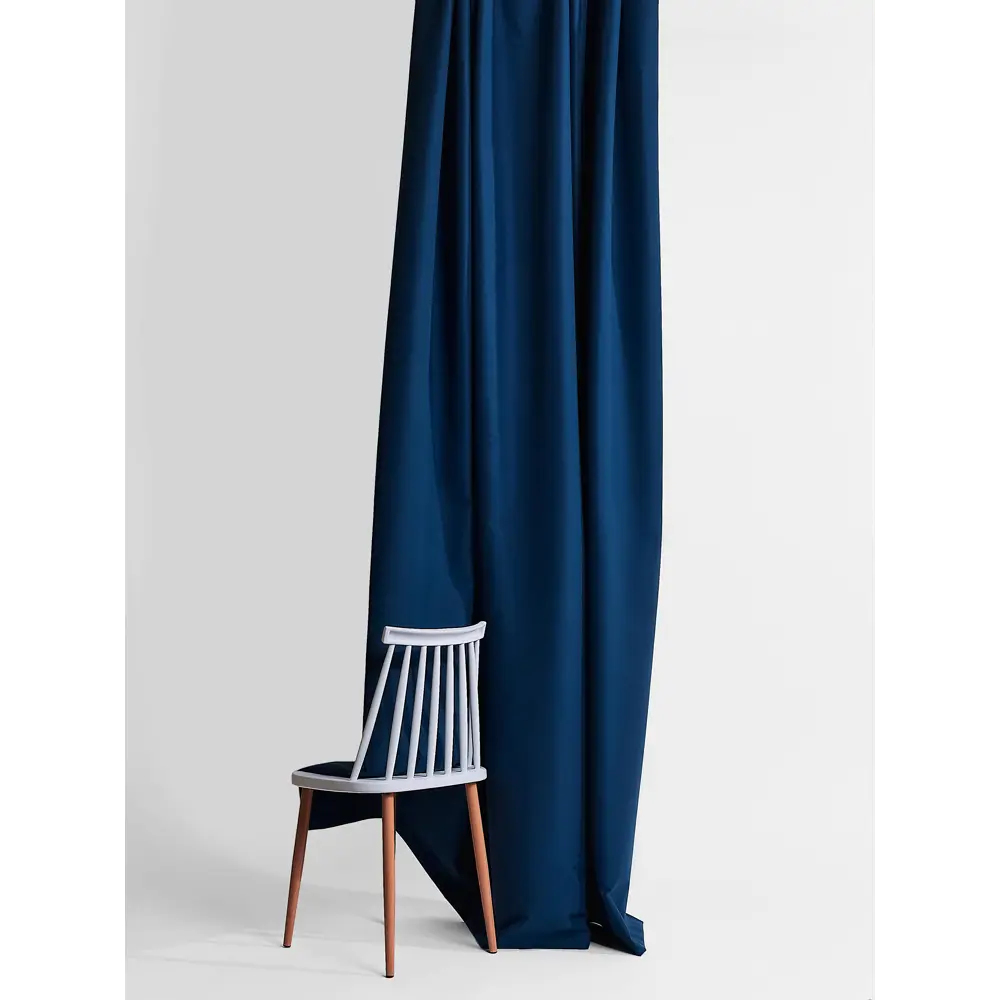 Фото 4 Штора на ленте At Home Рилди блэкаут 270x340 см цвет голубой AA103019