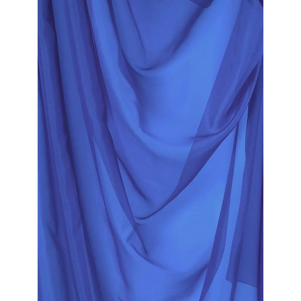 Фото 4 Тюль на ленте At Home Вита вуаль 150x280 см цвет голубой AA125191