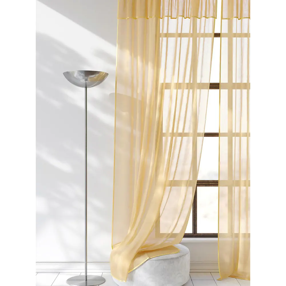 Фото 3 Тюль на ленте At Home Джулионс вуаль 200x250 см цвет оранжевый/золотой AA207189 Фото 3 Тюль на ленте At Home Джулионс вуаль 200x250 см цвет оранжевый/золотой AA207189