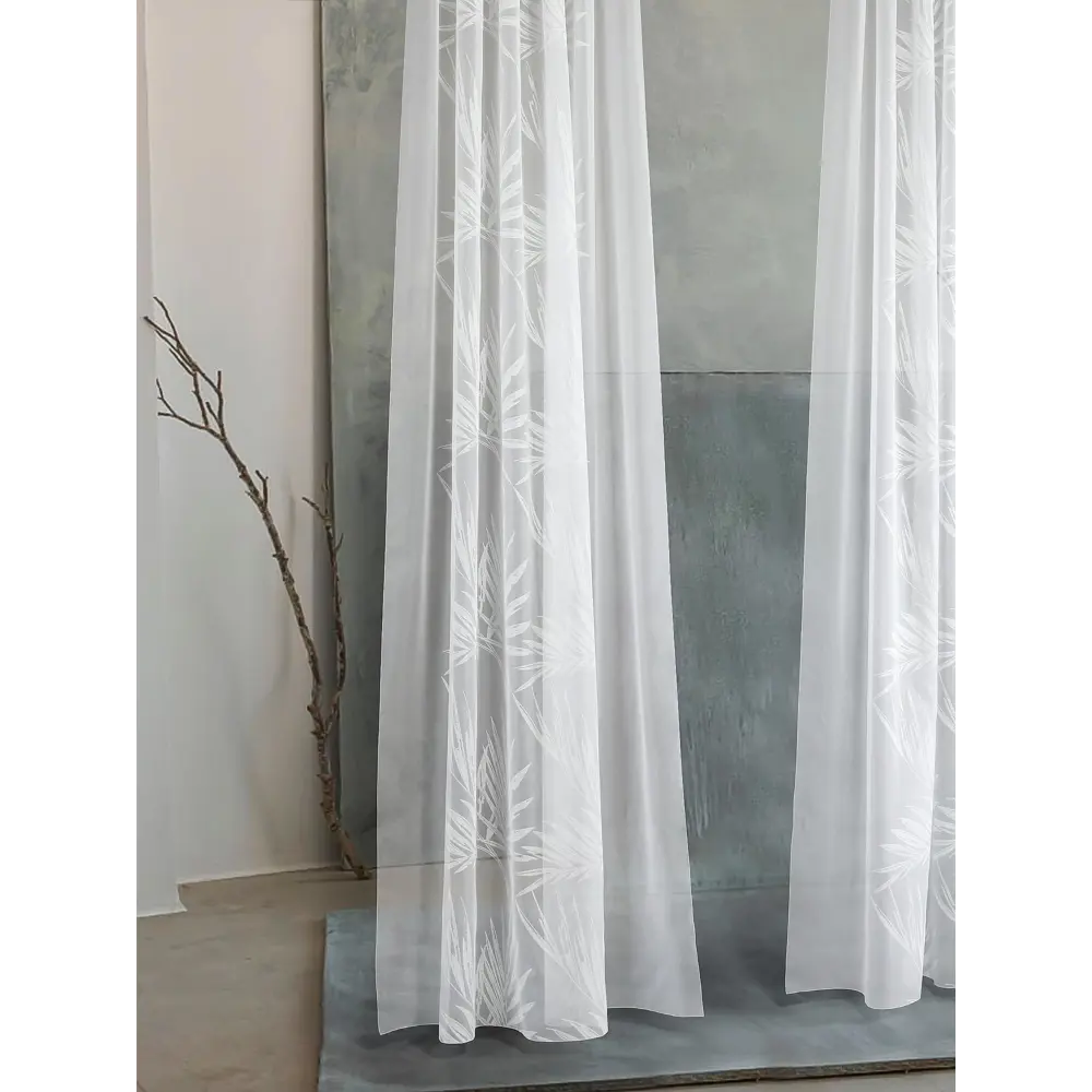 Фото 2 Тюль на ленте At Home Лутами-04 вуаль 150x300 см цвет белый AA220004-300 Фото 2 Тюль на ленте At Home Лутами-04 вуаль 150x300 см цвет белый AA220004-300