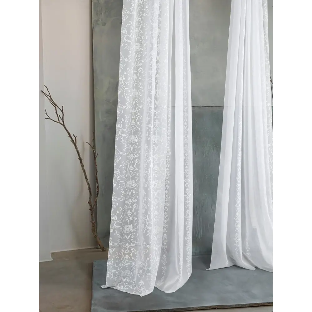 Фото 2 Тюль на ленте At Home Лутами-02 вуаль 150x260 см цвет белый AA220002-260 Фото 2 Тюль на ленте At Home Лутами-02 вуаль 150x260 см цвет белый AA220002-260