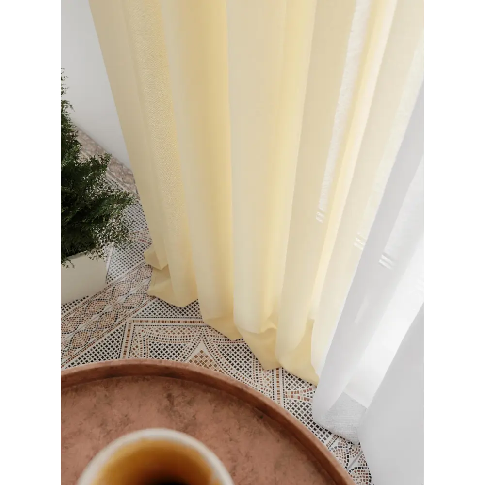Фото 3 Тюль на ленте At Home Тонгри вуаль 300x290 см цвет бежевый AA208004