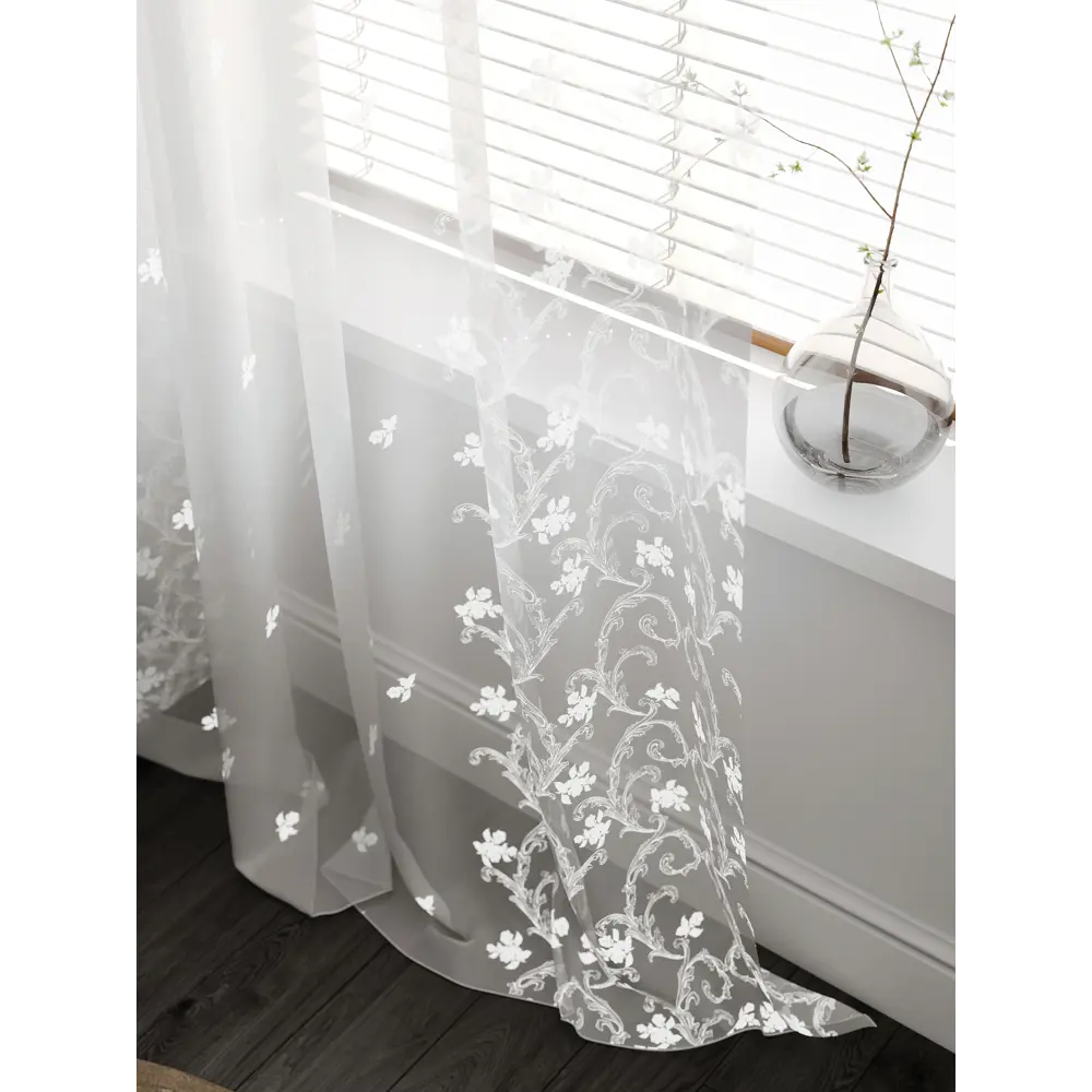 Фото 3 Тюль на ленте At Home Лорелис вуаль 300x290 см цвет белый AA133006-290 Фото 3 Тюль на ленте At Home Лорелис вуаль 300x290 см цвет белый AA133006-290